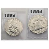 1963-D Benjamin Franklin Silver Half Dollar