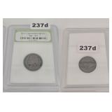1949 EARLY JEFFERSON NICKEL INB SLAB GRADED