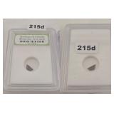 Roman Widow's Mite Sized Bronze Coin INB Slab