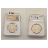 1995 Kennedy Silver Half Dollar NGC Bril Unc