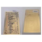 2025 Dallas Fort Worth 1/1000 Goldback Gold