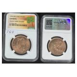 1966 Ireland Lucky Irish Penny Copper NGC MS