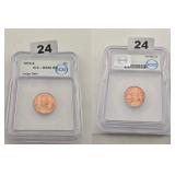 1970-S Large Date Copper Penny ICG MS66 RD