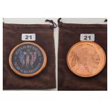Trump Jesus is My Savior Copper Buffalo Coin 5oz