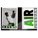 Michael Jordan Air Knows 2 Golf Promo Card