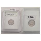 1950 Jefferson Nickel INB Slabbed Uncirculated