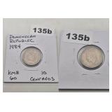 1984 Dominican Republic Copper Nickel Coin