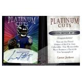Lamar Jackson Platinum Cuts Facsimile Auto