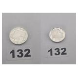 999 FINE SILVER BUFFALO ROUND 1/10 TROY OZ