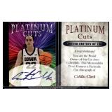 Caitlin Clark Platinum Cuts Facsimile Auto