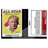 Donald Trump 1988 Topps Style Baseball Card