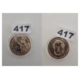 2009 S Zachary Taylor Presidential Proof $1
