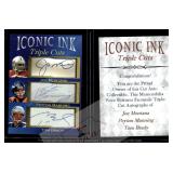 Montana Manning Brady Iconic Ink Autos