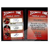 Trout Pujols Ohtani Iconic Ink Facsimile Autos