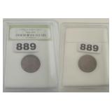 1945 Lincoln Wheat Cent Copper Penny INB Slab