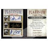 Dak Elliott Cooper Platinum Cuts Facsimile Autos
