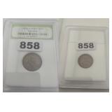 Lincoln Wheat Cent INB Slabbed Copper Penny