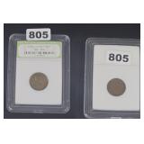Early Copper Lincoln Wheat Cent 1930-1939 INB