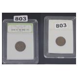 1930-1939 Early Lincoln Copper Cent INB Slab