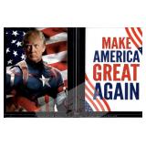Donald Trump Captain America Promo Card