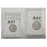 1948 Jefferson Nickel INB Slabbed Uncirculated