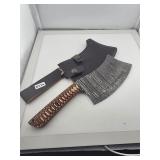 Handmade Damascus Steel Meat Cleaver Knife