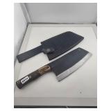 Handmade Meat Cleaver Butcher Knife With Sheath