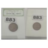 1958 Lincoln Wheat Cent Copper Coin INB Slabbed