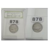 1958 Jefferson Nickel INB Graded Slab Coin
