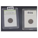 1939 Early Lincoln Wheat Cent Copper INB Slabbed