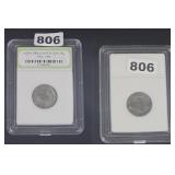 Graded 1913-1938 Indian Head Buffalo Nickel