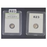 1981-S ROOSEVELT DIME INB DCAM GEM PROOF SLAB