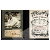 Lou Gehrig D. Gordon Facsimile Auto
