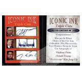 Trump Putin Rocketman Iconic Ink Facsimile Autos