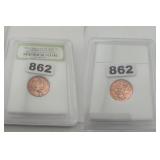 2009-D Copper Lincoln Log Cabin Penny BU INB