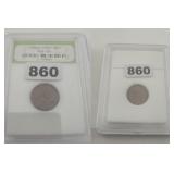 1939 Lincoln Wheat Cent Copper Coin INB Slabbed