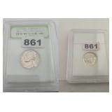1981 Jefferson Nickel Uncirculated INB Slabbed