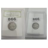 1940 Jefferson Nickel INB Graded Slabbed Coin