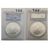 2006 1 oz Silver Eagle First Strike PCGS MS69