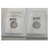 1913-1938 Indian Head Buffalo Nickel INB Slabbed