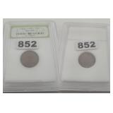 1928 Lincoln Wheat Cent Copper Coin INB Slabbed
