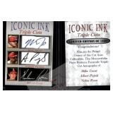 Trout Pujols Ryan Iconic Ink Facsimile Autos