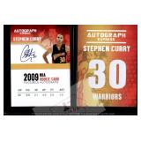Stephen Curry 2009 Auto Express Facsimile Auto