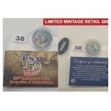 2026 USA 250th Low Mintage Colorized Half Dollar