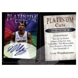 Victor Wembanyama Platinum Cuts Facsimile Auto