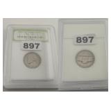 1948 Jefferson Nickel INB Graded Slab Coin 897