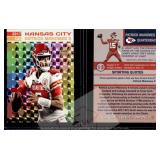 Patrick Mahomes 2017 Gold Prism Promo Rookie