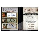 Hogan Rock Cena Platinum Cuts Facsimile Autos