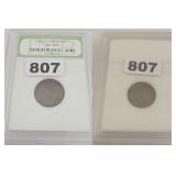 INB Graded Copper Lincoln Wheat Cent Coin 807