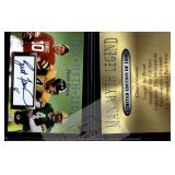 Brett Favre Man Myth Legend Facsimile Auto